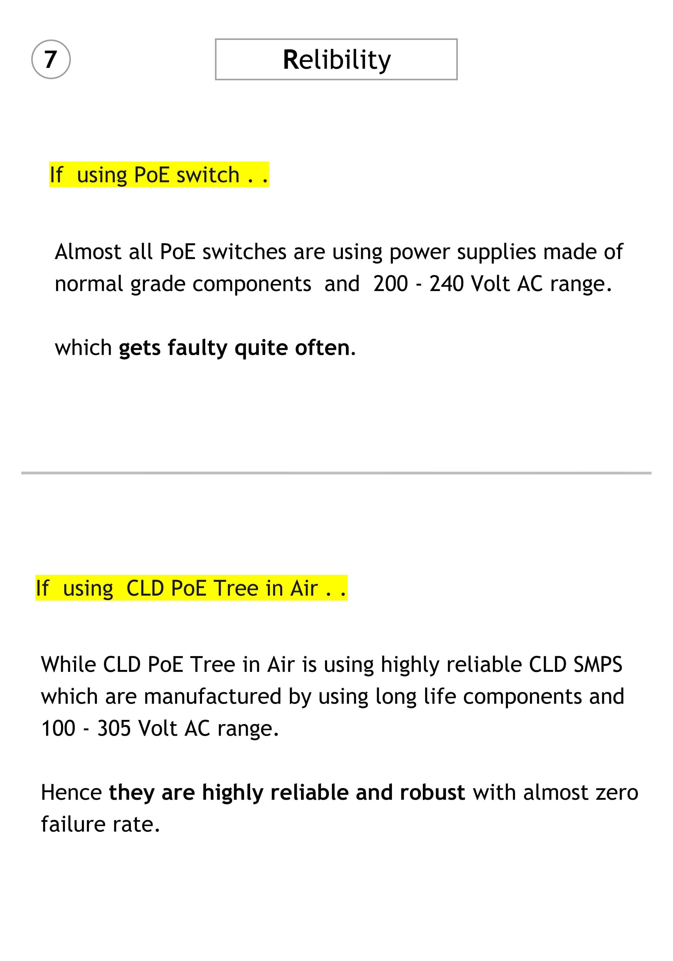Benefits of CLD PoE Tree in Air